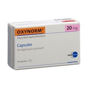 Achetez des gélules d'OxyNorm 20 mg en ligne